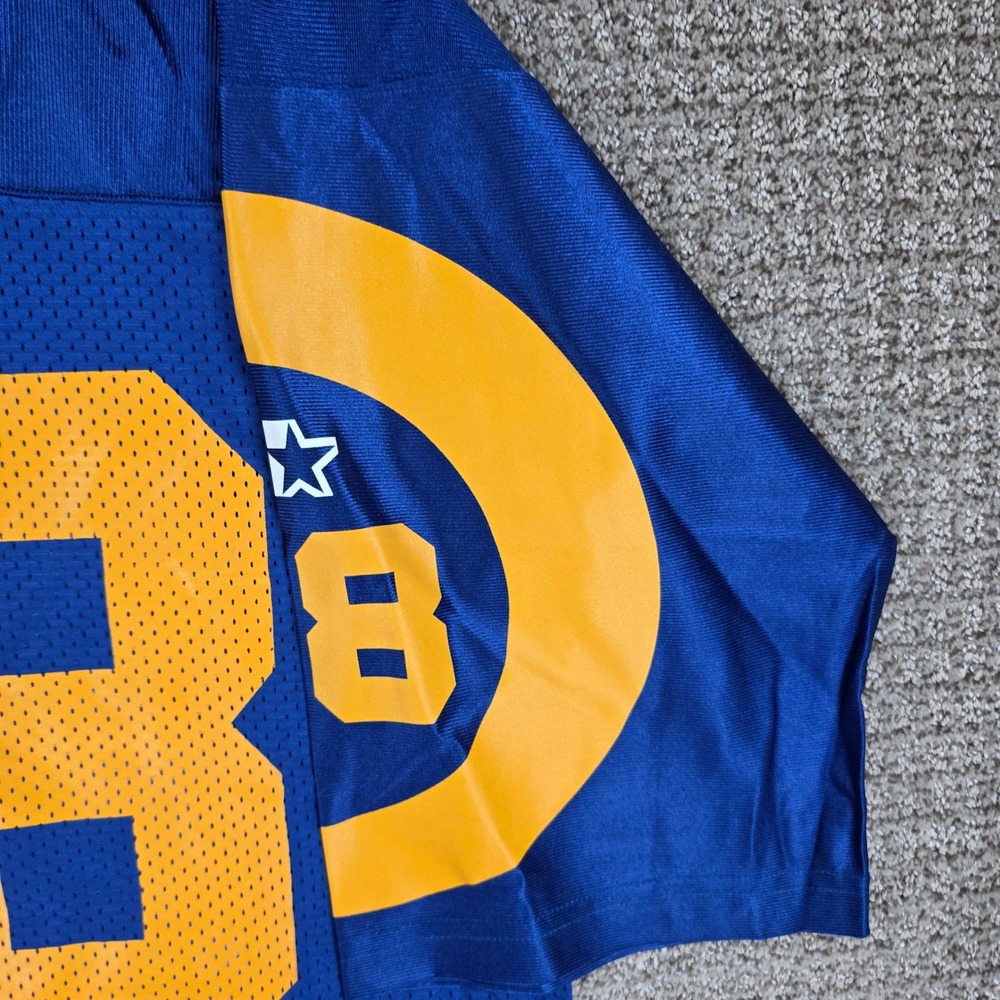 Vintage 1995 Starter NFL St Louis Rams Eddie Kennison 88 Jersey Mens 48 Blue NWT - Picture 5 of 9